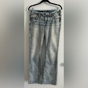 Silver Jeans - Light Blue Straight Leg Women's Jeans